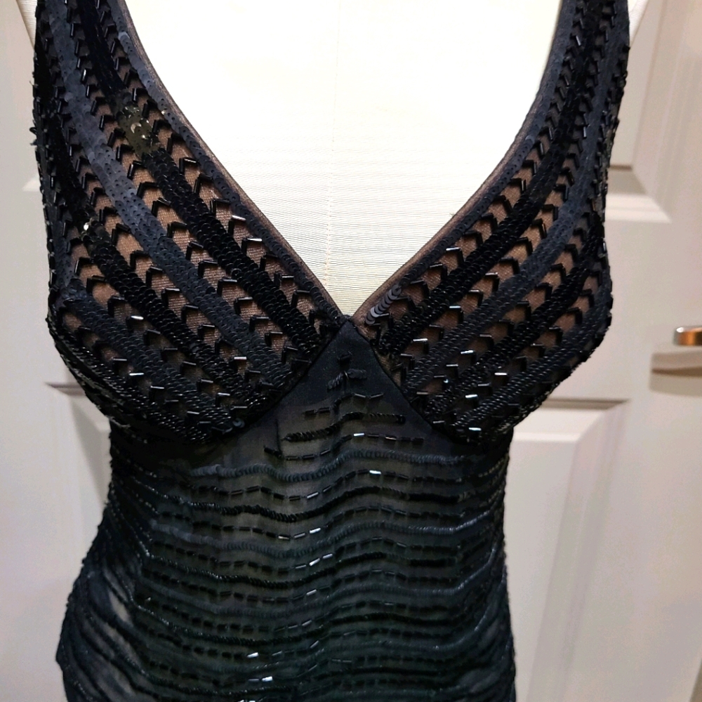 Ritmo di Perla Sequined Bustier Evening Top
